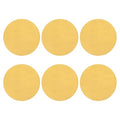HARFINGTON 6 Pcs 6 Inch Sanding Discs 1000 Grit Yellow Aluminum Oxide | Hook by HARFINGTON