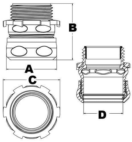 Morris Products 14945 EMT Compression Connector - Image 2