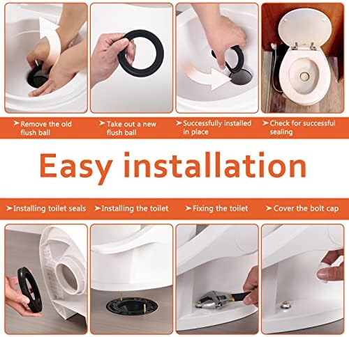 boeemi RV Toilet Seal Kit for Dometics 300 310 320 Series, 2-in-1 Combo - Image 4