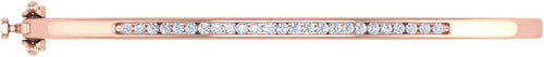 1/2 Carat Channel Set Round-Cut Natural Diamond Bangle Bracelet for Women in 14K Gold (SI1-SI2 Clarity)