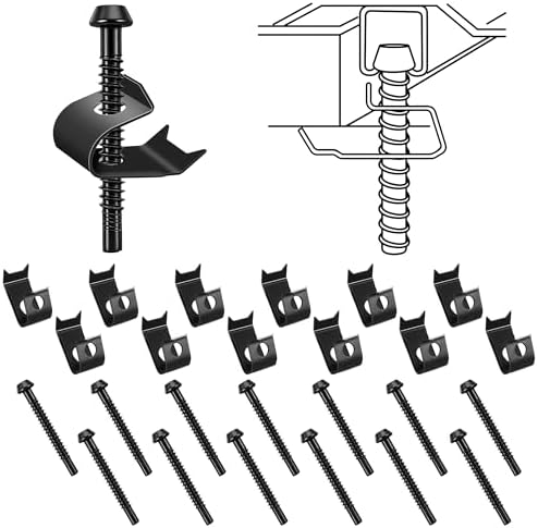 14 Pack Undermount Sink Clips, Countertops up to 1-1/2" Thick by Dreyoo