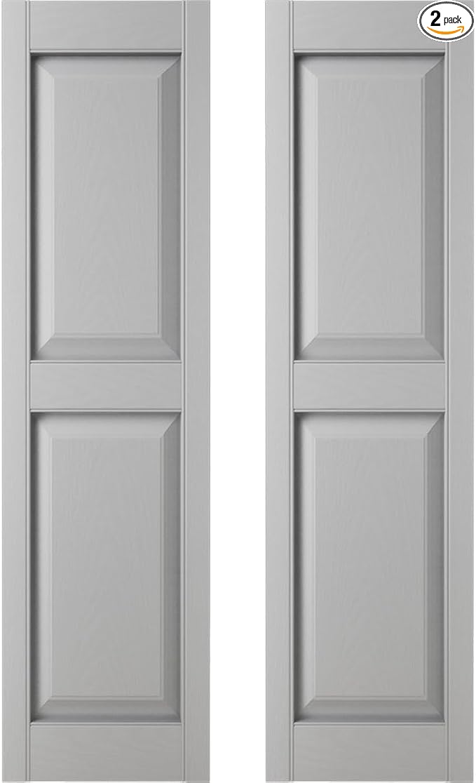 Builders Edge 14.75 in. W x 59 in. H Builders Edge, Standard Two Equal Panels by Builders+Edge