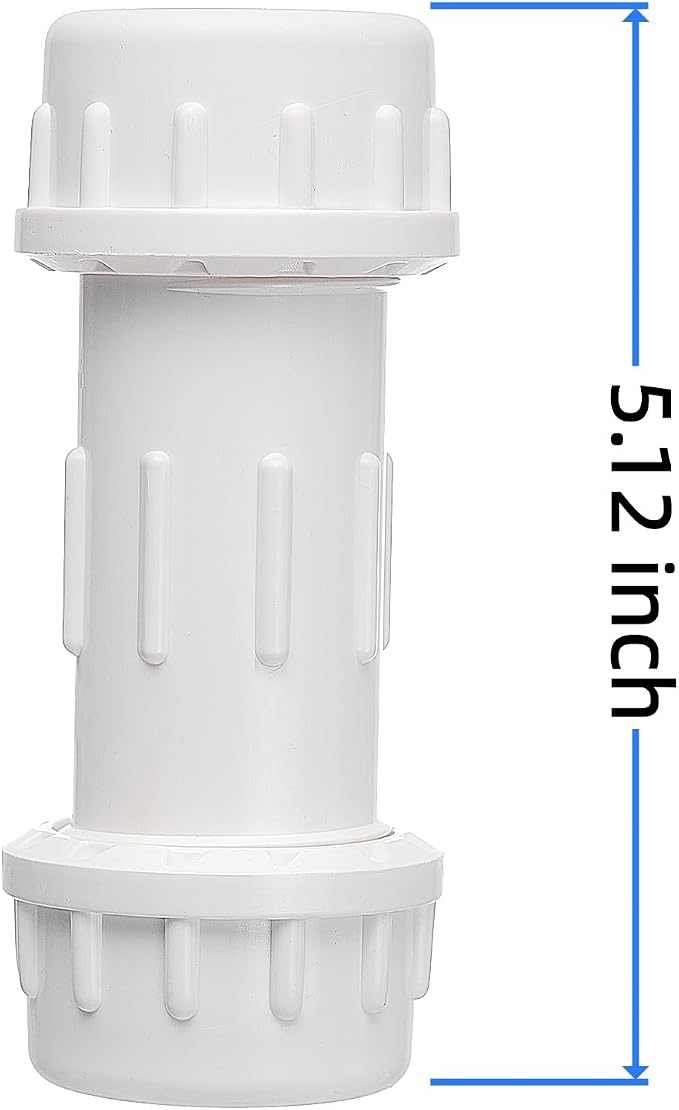 DONWARE 1-inch PVC Compression Coupling, Pipe Fittings Adapter Connection - Image 4