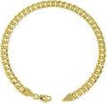 Gold Electroplated Anklet for Women, 9-12 Inch Sizes, Figaro, Cuban, Mariner, Herringbone Design - Made in Korea