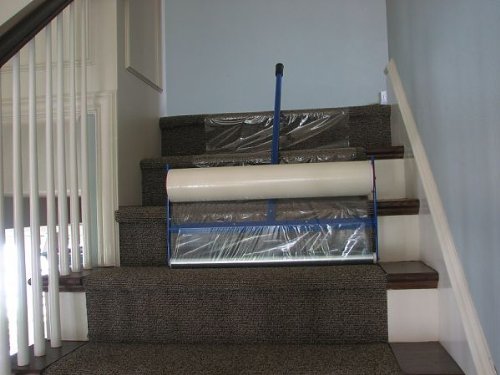 Plasticover - PCC240500 Carpet Protection Film, Temporary Adhesive Plastic - Image 4