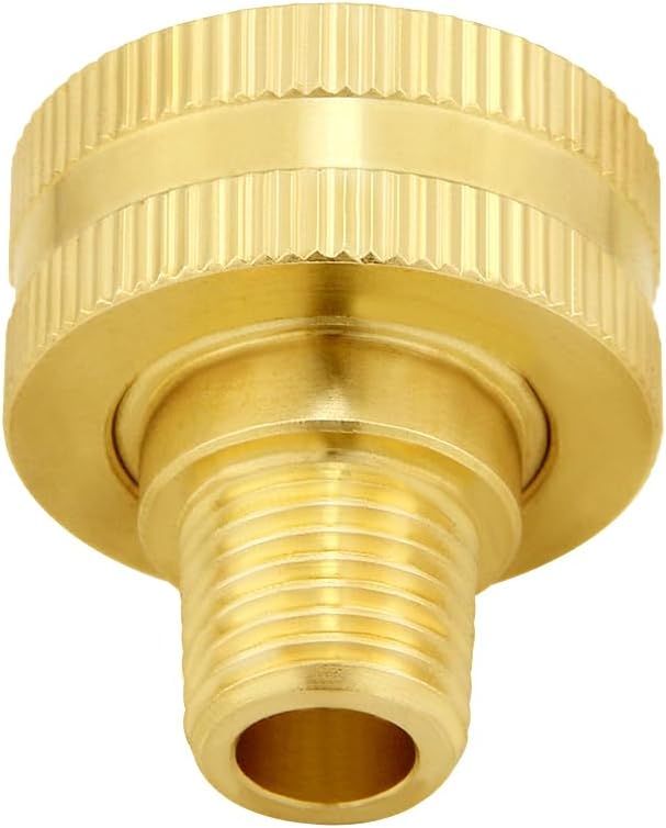 Joywayus 2PCS Brass Swivel Pipe Fitting 3/4" GHT Female x 1/4" NPT Male | - Image 5