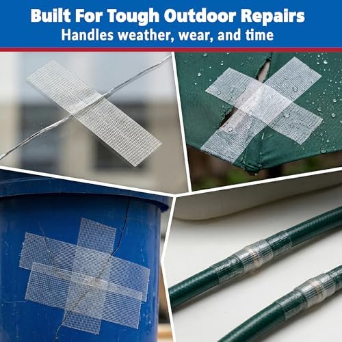 Gaffer Power Clear Repair Tape 2 in x 20 Yds, Waterproof, Made in USA - Image 4