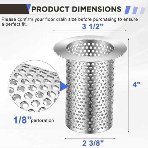 2 Pcs Commercial Floor Drain Strainer - Image 2