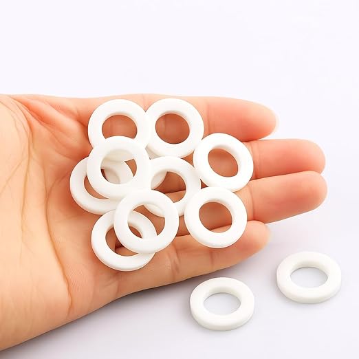 12pcs 1-Inch Silicone Gasket Set – Flat Sealing Washers and O-Rings - Image 3