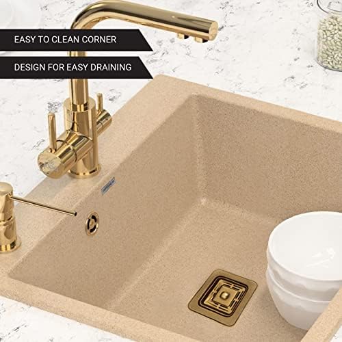 Strictly Sinks Stainless Steel Square Garbage Disposal Adapter - Image 3