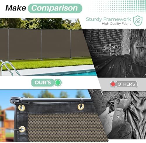 SunnyRoyal 5' x 94' Privacy Fence Screen Panel - Image 7