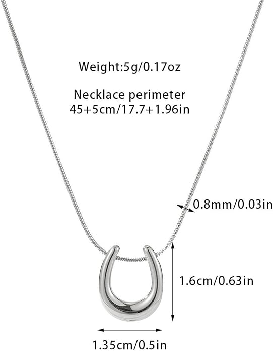 Snake Butterfly Necklace for Women Y2k Irregular Round Bead Pendant Women's Jewelry