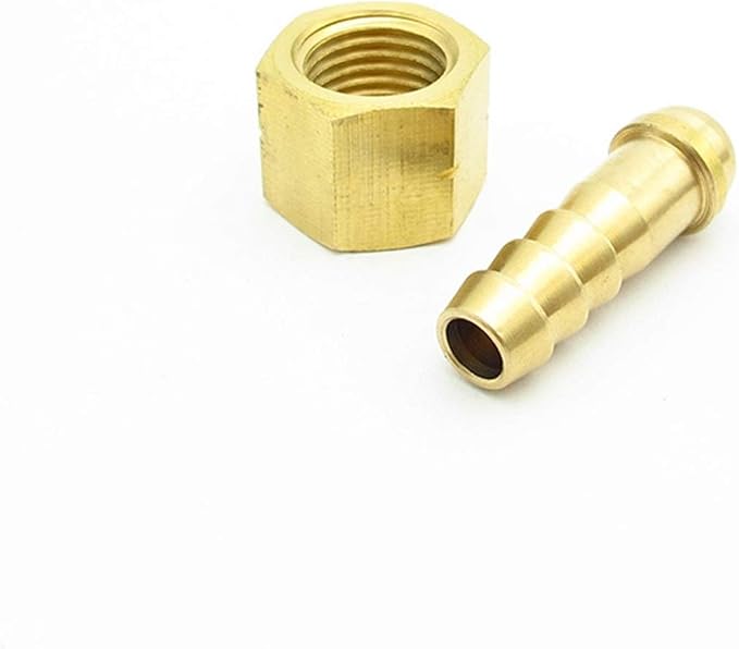 Jinchao-Brass Pipe Fittings, Brass Connector Adapter, 6mm 8mm 10mm Hose Barb X by Pangocho