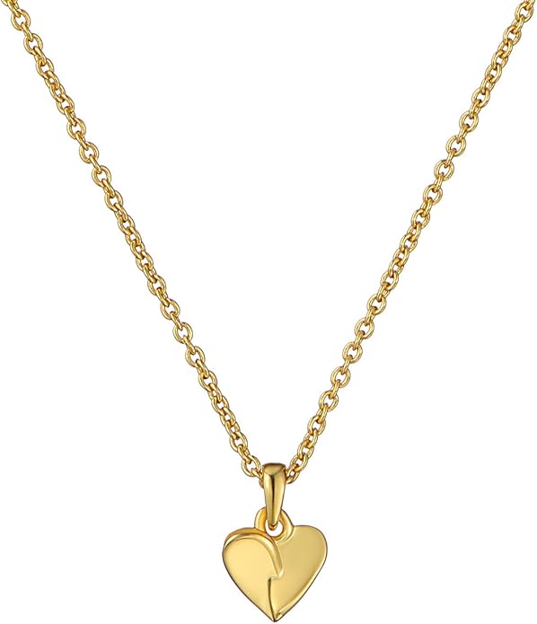 Ted Baker London Alicia Abstract Heart Pendant Necklace for Women(Gold)