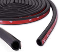 D-Shape Weather Stripping 3/8"×1/4" Heavy Duty Seal Strip 48FT | D-Shape Rubber by GoldWheel