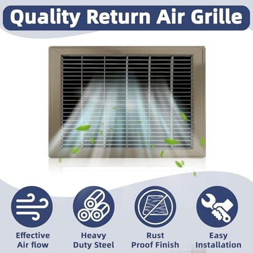 24x6 Floor Return Air Grille Fit 6x24 24x6 Duct Opening, Floor Vent Cover - Image 3