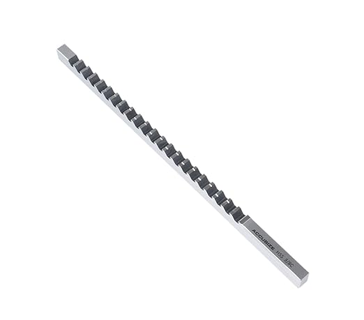 Accusize Industrial Tools No 10-10A Conbination H.S.S. Keyway Broach Sets in Fitted Box, 5100-0012