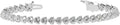 Houston Diamond District 2 to 28 Carat Lab Grown Diamond Classic Tennis Bracelet, 4-Prong Setting for Women (E-F Color, VS2-SI1 Clarity)