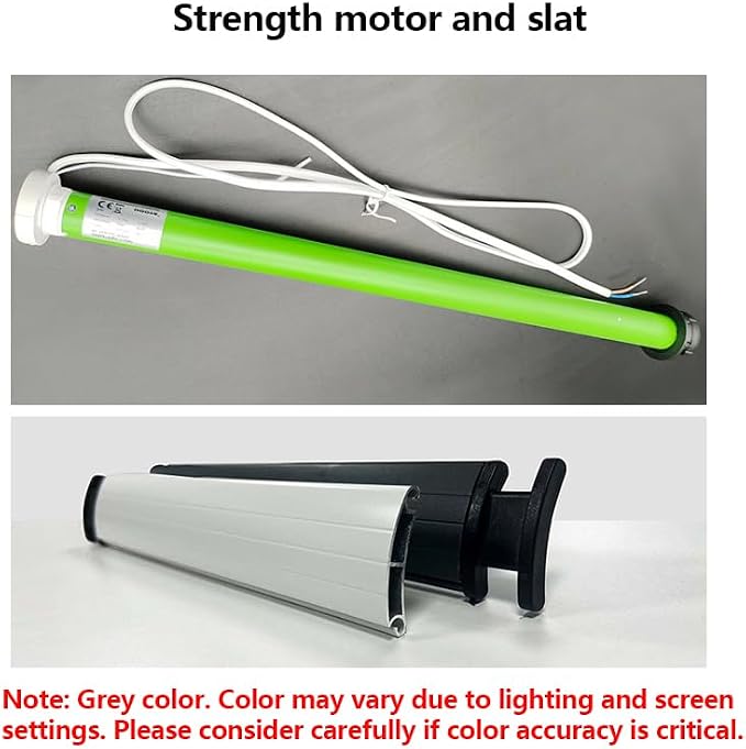 Grey Roll Down Hurricane Shutters Electric Roller Shade - Image 4