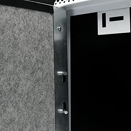 Access Door 10" X 10" Sound Rated Steel Access Panel Felt Covered Door - Image 6