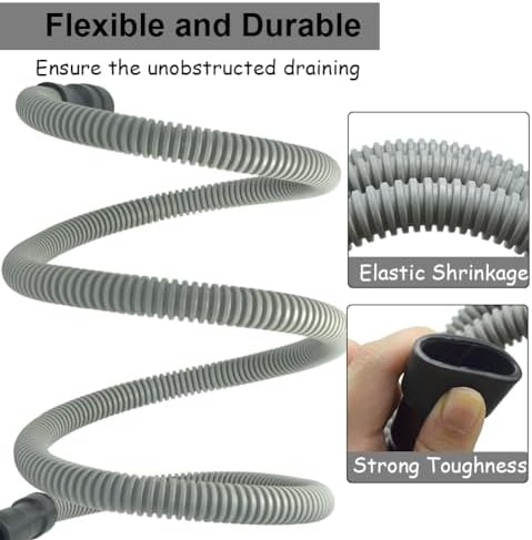 TTFLEX 12 FT Dishwasher Drain Hose, Flexible Dishwasher Discharge Hose - Image 4