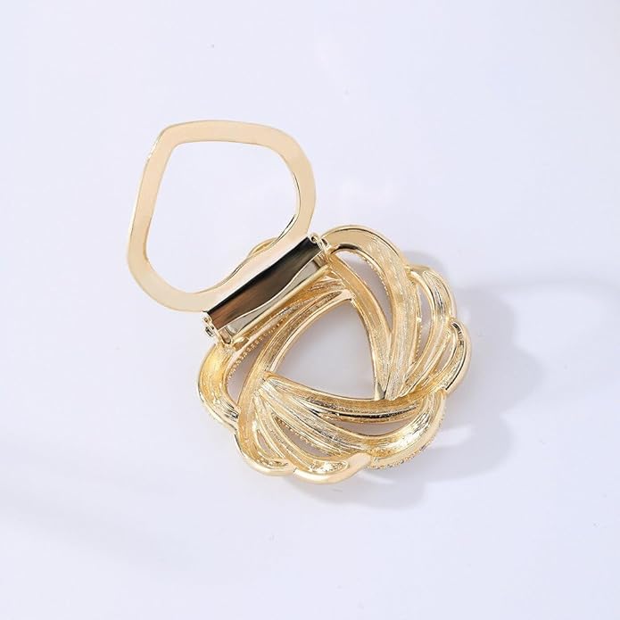 Flower Floral Brooch Pin Pearl Rhinestone Crystal Brooches Pins Scarf Brooch Clip Christmas Lapel Pin Dress Accessories for Women