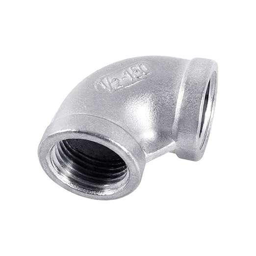Stainless Steel 304 Cast Pipe Fitting 3/8" to 3/8" Female to Female NPT - Image 4