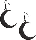 MINACHI Simple Crescent Moon Dangle Drop Earrings, Fashion Statement Jewelry Gift for Women