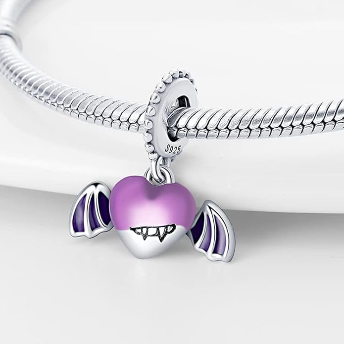 LIGHTDOG 925 Sterling Silver Charm fits Pandora Charm Bracelet Necklaces Pendant Bead Charms Jewelry Gift for Women Family Friends