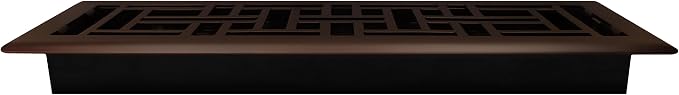 Decor Grates AJH414-RB Oriental Floor Register, 4x14 Inches, Rubbed Bronze - Image 5