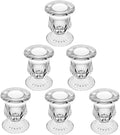 Glass Taper Candle Holder Set of 6 by BTGLLAS