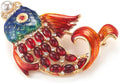 Animal Brooch for Women Girls Rhinestone Animal Brooch Lapel Pin Jewelry Gift for Mom Wife