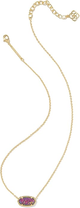 Kendra Scott Elisa Pendant Necklace for Women, Fashion Jewelry, 14k Gold-Plated
