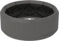 Groove Life Zeus Anti Stretch Silicone Ring Breathable Silicone Rings for Him and Her, Unique Design, Comfort Fit Ring