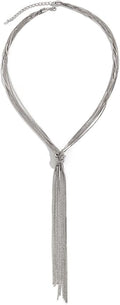 PLOUTOS Chunky Gold Knot Choker Necklace for Women Adjustable Double Snake Chain Design Bold Statement Fashion Jewelry Accessory For Party Daily Wear Gift