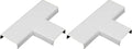 Wiremold Plastic Nonmetallic Raceway, Extending Power, On-Wall T-Fitting by Legrand-Wiremold