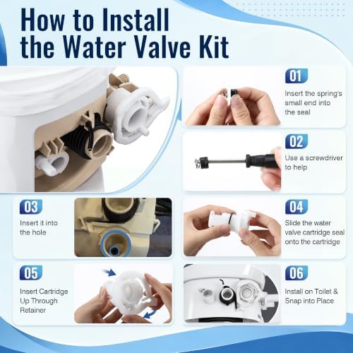 RV Toilet Parts 42048 42209 Compatible - Image 4