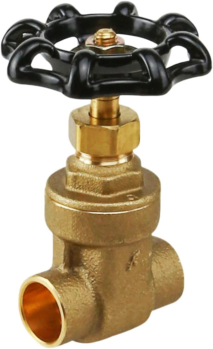 Midline Valve 427D226 Gate Valve, Lead-Free 4 in. Sweat Connection, Cast Brass by MidlineValve