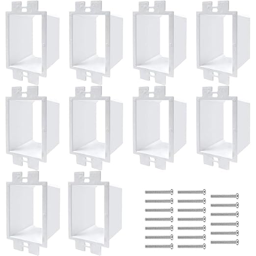GIB 10 PCS BE1-2 1-Gang Electrical Outlet Box Extenders by GIBCleaningtool