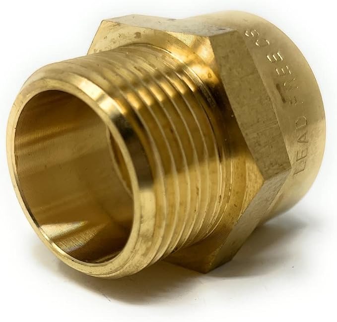 Cascada Lead-Free Brass Adapter, G Thread British BSPP Male to NPT Female) - Image 3