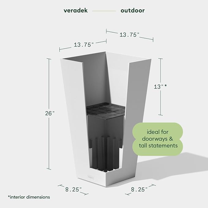 Veradek Pure Series Taper Planter - Image 2