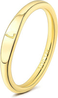 Gold Initial Rings for Women Non Tarnish Thumb Rings for Teen Girls 14K Gold plated for Women