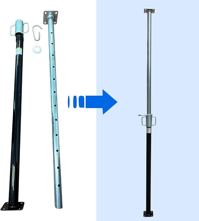 2 Pack House Floor Jack, Adjustable Support Beam Basement Jack, 2300 lbs Load - Image 8