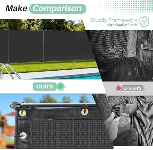 SunnyRoyal 5' x 4' Privacy Fence Screen Panel - Image 7