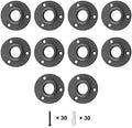 GeilSpace 10 Pack Floor Flange, Malleable Iron Pipe Fittings by GeilSpace