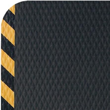 Hog Heaven Industrial-Grade Anti-Fatigue Mat | OSHA Yellow Striped Border | by MAMatting