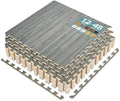 Sorbus Wood Grain Floor Tiles Foam Mat EVA Interlocking Mats Tile 3/8-Inch by Sorbus
