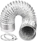 Dryer Vent Hose Air Ducting: 4 Inch 8FT Flexible Aluminum PVC Insulated Duct by Omont