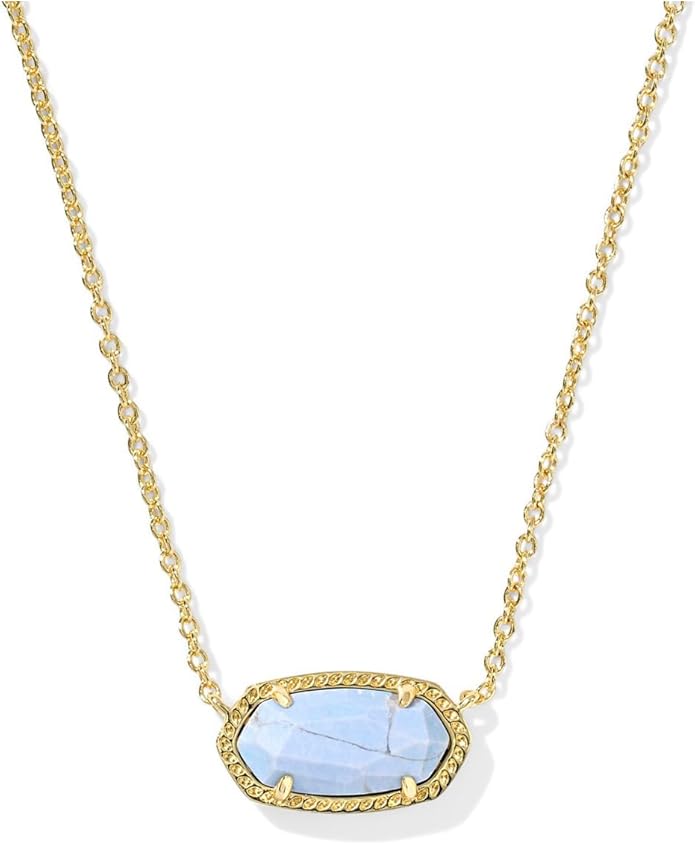 Kendra Scott Elisa Pendant Necklace for Women, Fashion Jewelry, 14k Gold-Plated