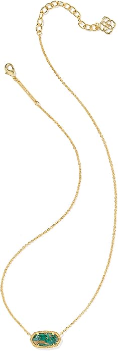 Kendra Scott Elisa Pendant Necklace for Women, Fashion Jewelry, 14k Gold-Plated